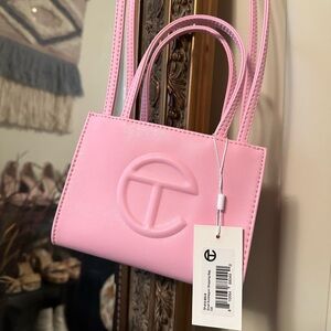 Bubblegum Pink Telfar Small Shopper Bag